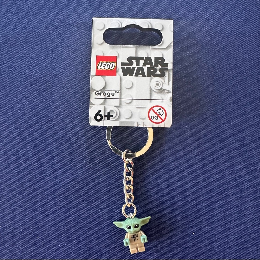 LEGO Star Wars Grogu Minifigure Keychain Baby Yoda Keyring NWT